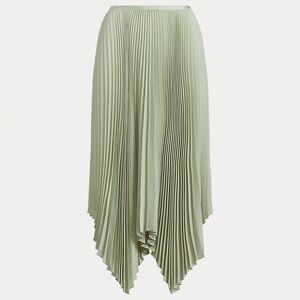 Pleated Georgette Handkerchief Skirt